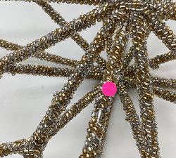 Open Box: Oversized Star Tree Topper - Silver and Gold