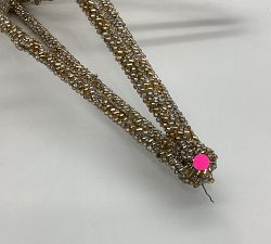 Open Box: Oversized Star Tree Topper - Silver and Gold