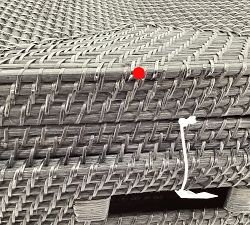 Open Box: Tava Handwoven Lidded Basket, Low 21.75"W x 8"H - Black