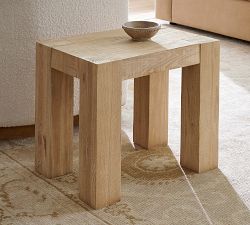 Rockport Reclaimed Wood Side Table (24")