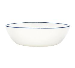 Open Box: Abbesses Porcelain Pasta Bowls, Set of 4 - Blue