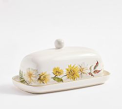 Open Box: Bedford Harvest Stoneware Butter Dish - Multi