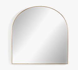 Open Box: Corey Arch Wall Mirror, 39"W x 40"H - Brass