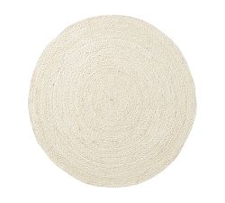Open Box: Round Braided Jute Rug (6') - Ivory