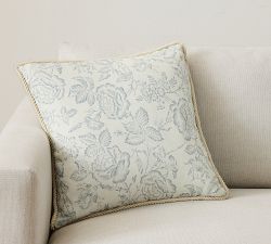 Kravet Rose Toile Reversible Pillow