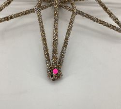 Open Box: Oversized Star Tree Topper - Silver and Gold