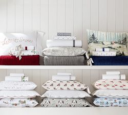 Jumping Reindeer Organic Flannel Cotton Sheet Set