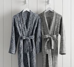 Organic Waffle Weave Lightweight Robe