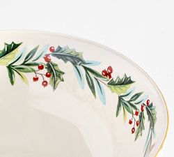 12 Days of Christmas Stoneware Cereal Bowls - Set of 4