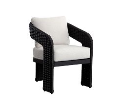 Arden Rattan Outdoor Dining Armchair