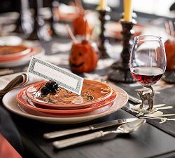 Black Widow Spider Place Card Holder, Set of 4