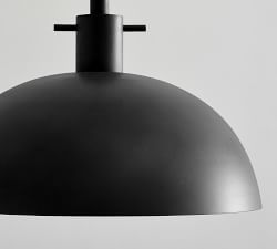 Caufield Metal Dome Pendant (12")