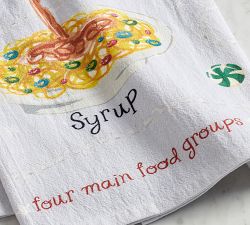 Elf Food Groups Cotton Tea Towels - Set of 2