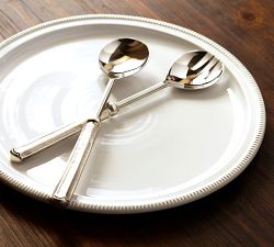 Gabriella Stoneware Round Serving Platter