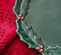 Holly Salad Plates - Set of 4