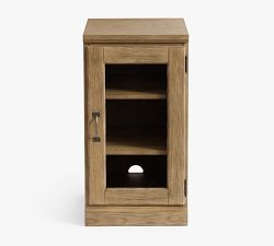 Printer's Single Glass Door Cabinet (16")