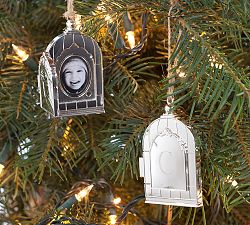 Silver-Plated Birdcage Locket Ornament