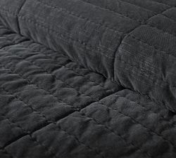 Hudson Handcrafted Heathered Velvet Quilt &amp; Shams