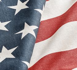 American Flag Cotton/Linen Table Runner