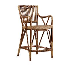 Blues Rattan Counter Stool