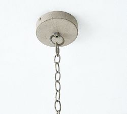Francesca Wood Bead Chandelier (23")