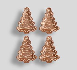 Pottery Barn Gingerbread Tree Appetizer Plates - Thumbnail 5