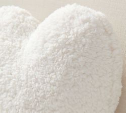 Heart Shaped Sherpa Filled Pillow