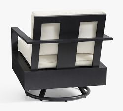 Indio Metal Swivel Outdoor Lounge Chair