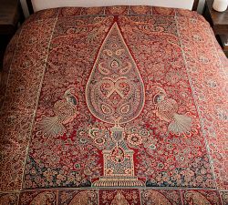 Talia Paisley Percale Duvet Cover