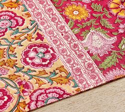 Annalise Block Print Reversible Cotton Placemats - Set of 4