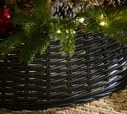 Aubrey Handwoven Rattan Tree Collar