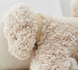 Doodle Faux Fur Dog Pillow Cover