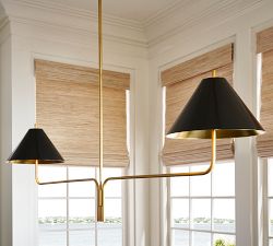 Monroe Black Enamel Shade, Set of 2 (12")