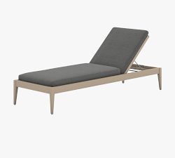 Punta Mita Teak Outdoor Single Chaise Lounge