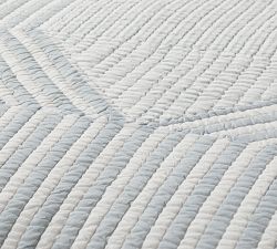 The Emily &amp; Meritt Patchwork Stripe Cotton Quilt & Shams