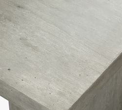 Vaccaro Rectangular Concrete End Table