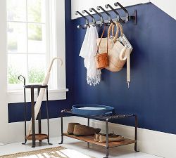 Blacksmith Iron Shoe Storage Rack