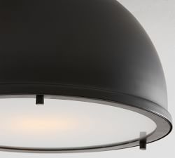 Calistoga Outdoor Metal Flush Mount (13'')