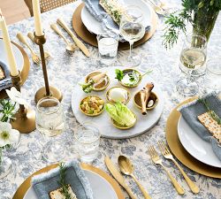 Etched Gold Rim Tumblers - Set of 4