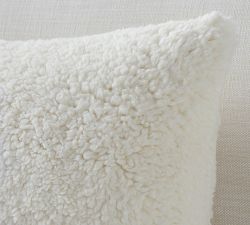 Faux Sheepskin Pillow Cover