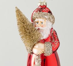 Mercury Santa With Tree Ornament