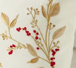 Monique Lhuillier Holiday Berries Lumbar Pillow Cover