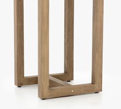 Punta Mita Teak Square Outdoor Bar Height Table (36")