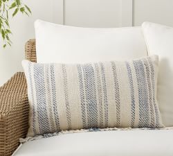 Adelaide Textured Lumbar Outdoor Pillow