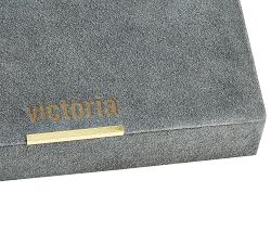 Avalon Large Suede Jewelry Box