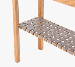 Bardill Woven Leather Console Table