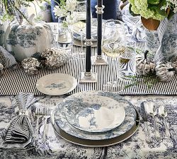 Brandon Maxwell Groveland Toile Dinner Plates - Set of 4
