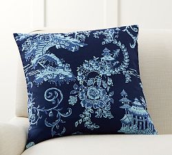 Briar Toile Print Pillow Cover