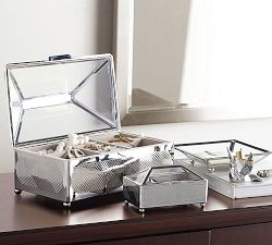 Conservatory Metal &amp; Glass Ring Holder