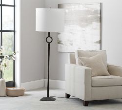 Easton Forged-Iron Floor Lamp (66")